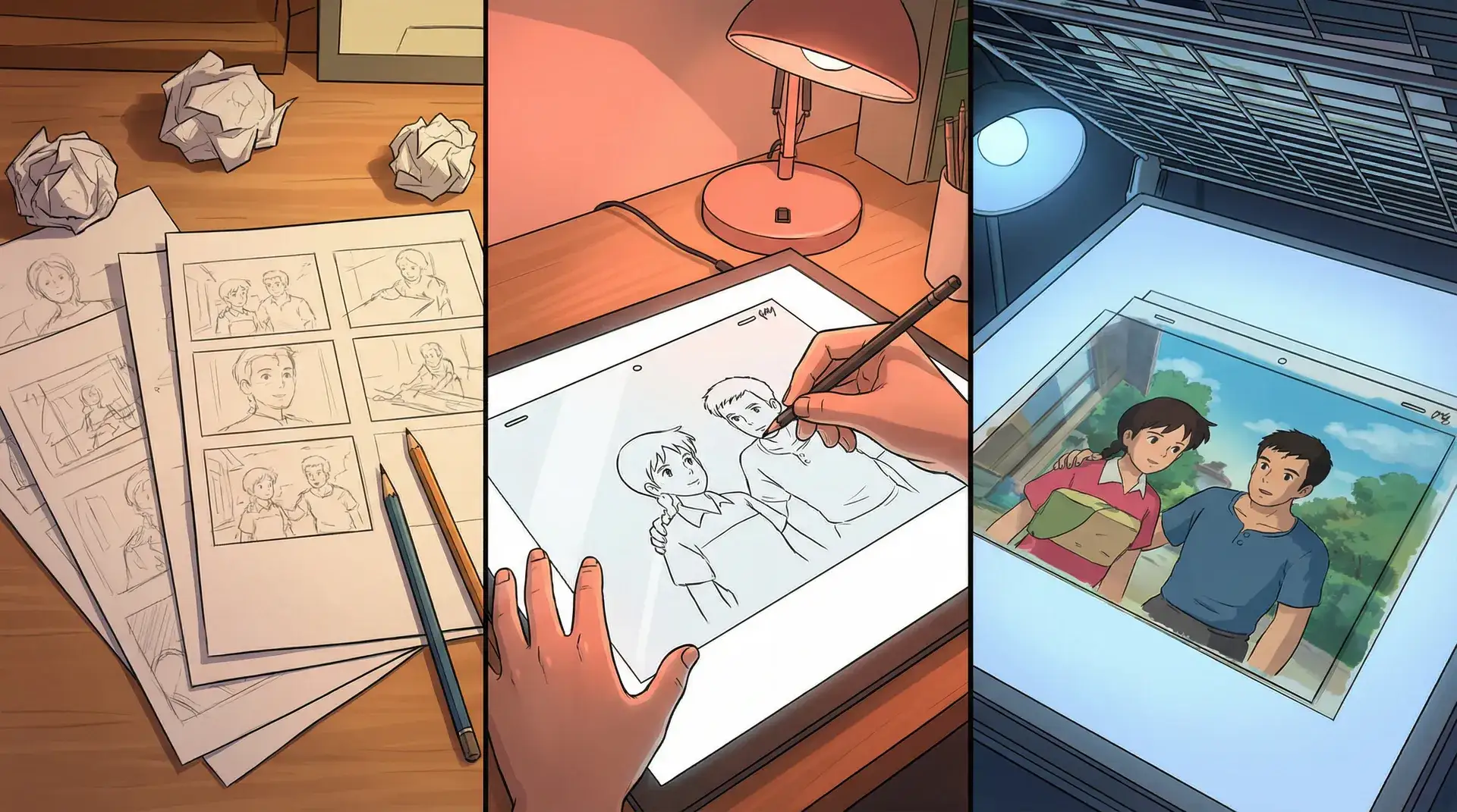 动画工作室内部 - 成人动漫 制作现场